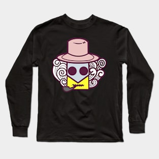 Dope masked logo with hats drawing Long Sleeve T-Shirt